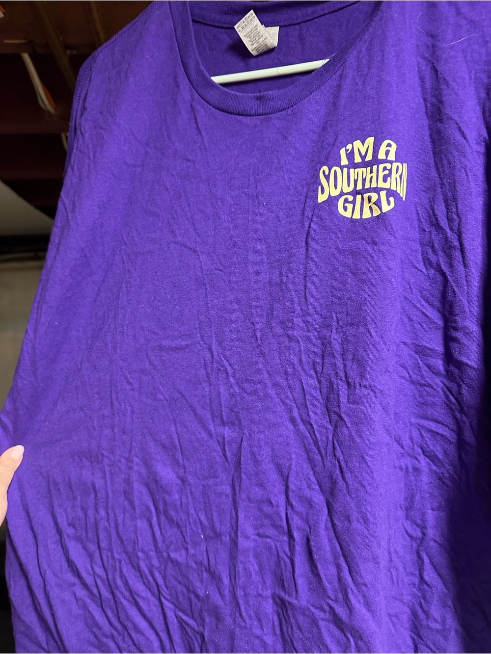Gildan Purple "I'm a Southern Girl" Short Sleeve Tee